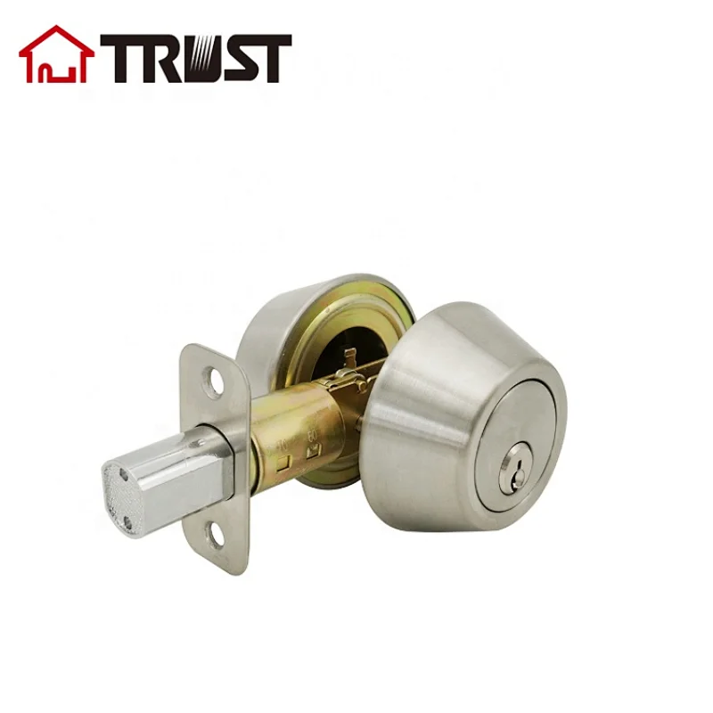 TRUST 7312-SS Top quality zinc alloy ANSI Grade 3 Deadbolt with Double Cylinder Factory Hot Sale