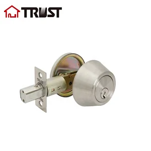 TRUST 7301-SS ANSI Grade 3 Standard Duty Deadbolt Lock In Satin Stainless Finish