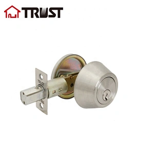 TRUST 7301-SS ANSI Grade 3 Standard Duty Deadbolt Lock In Satin Stainless Finish