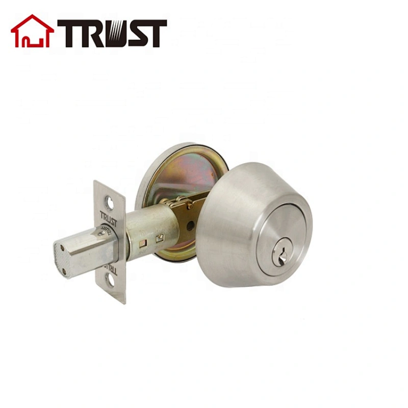 TRUST 7301-SS ANSI Grade 3 Standard Duty Deadbolt Lock In Satin Stainless Finish