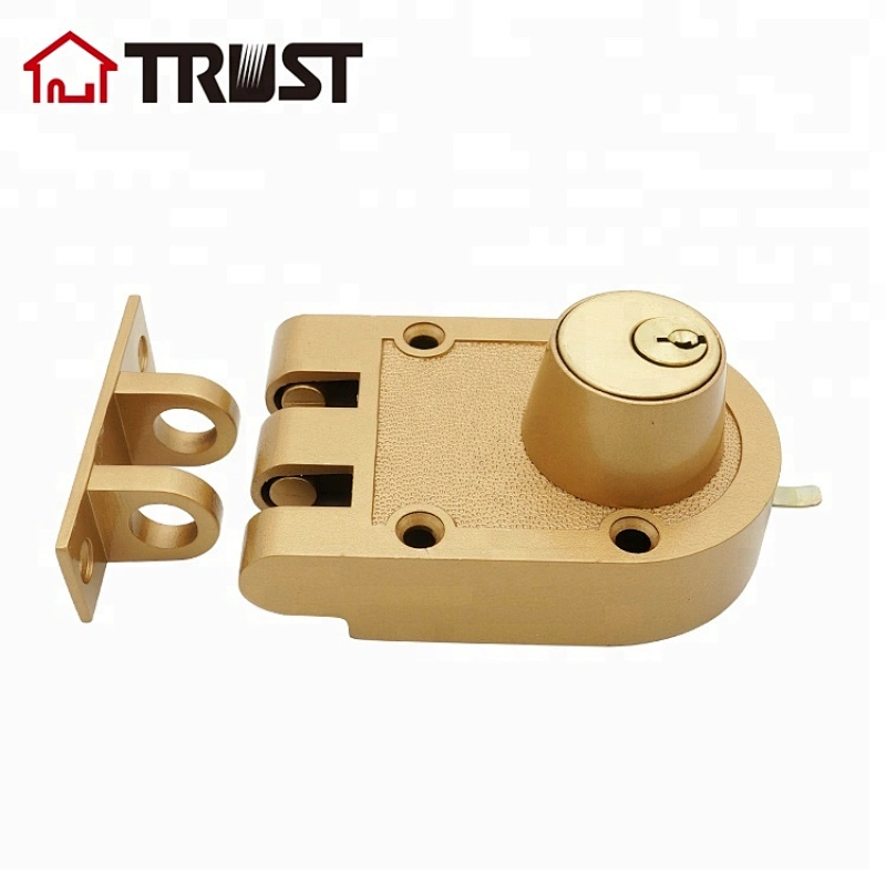 TRUST J2662 YP China Zinc Alloy Shell Brass cylinder Jimmy Proof Deadbolt