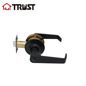 TRUST 3432-MB  Factory Hot Sale Cylindrical Privacy Bathroom Toilet Lever Door Lockset