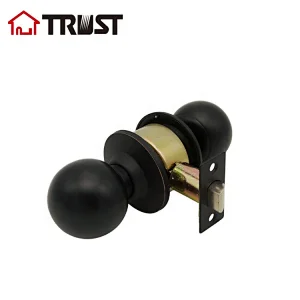 TRUST 3873-RB Cylindrical Passage Brass Locks ANSI Grade 3 Knob Lockset