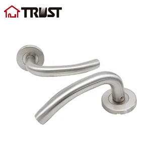 TRUST TH004-SS Stainless Steel Lock Wood Door Lock Bedroom Interior Door Lever Handles