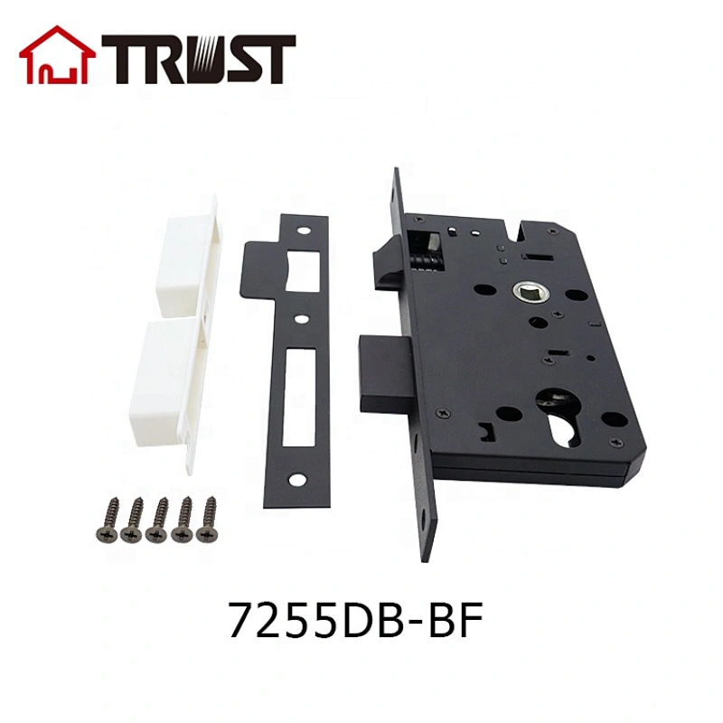 TRUST 7255-BF euro mortise lock set backset 55 center 72mm Matt