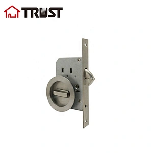TRUST SD50-37EUBKSS  Bathroom Sliding Cavity Door Lock With Cylinder