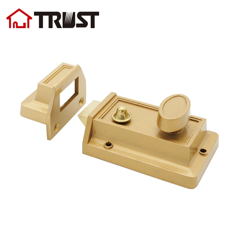 TRUST 564 YP Zinc Alloy shell Brass Night Latch lock