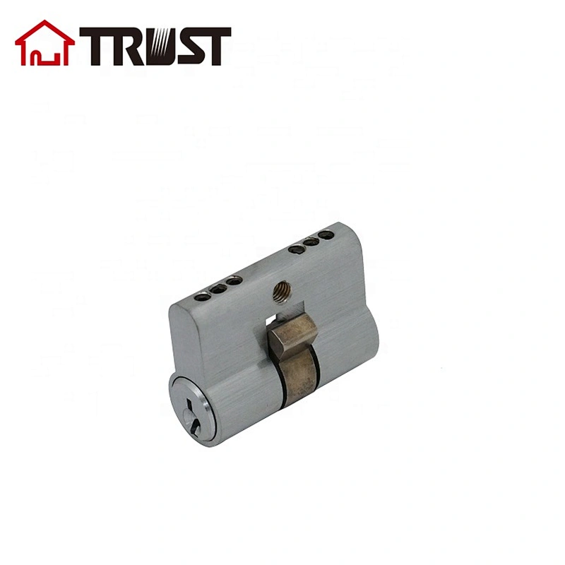 华信A42KK-SC 欧标锁芯 可定制普通匙电脑匙葫芦纯铜房门锁芯