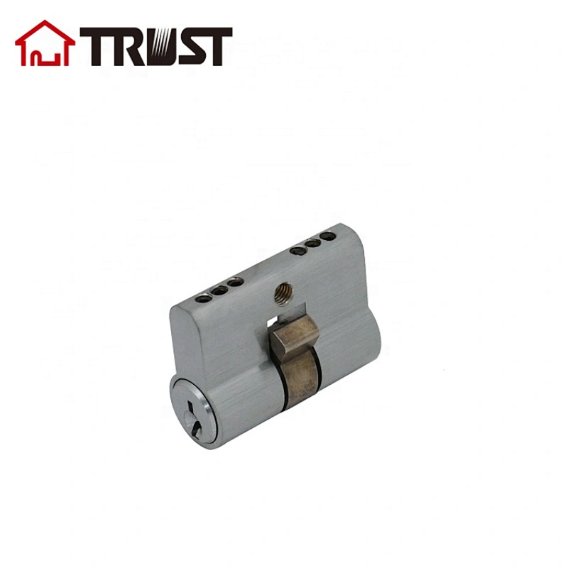 TRUST A42-SC Brass Profile Mortise Lock Cylinder small half cylinder lock set Double Open Cylinder