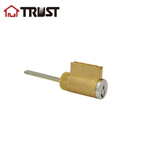 TRUST 4331-SS KD Heavy-Duty ANSI Grade 2 Commercial Single 6-Pin Cylinder Deadbolt lock, Fire Rated, 304SS US32D