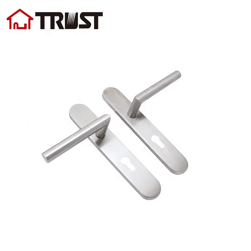 TRUST TP01-R72EUTH003SS Tube Hansle with Sus304 Plate  Door Handle Lock