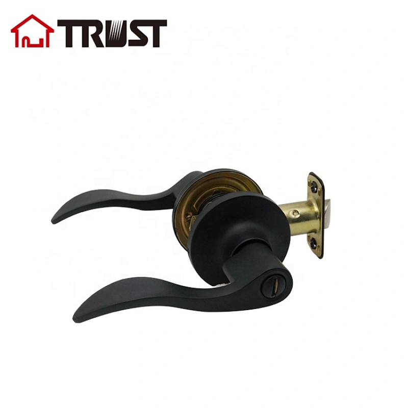 TRUST 6462-MB  ANSI Grade 3 Tubular Lever Lock Privacy Function Matt Black Door Lock