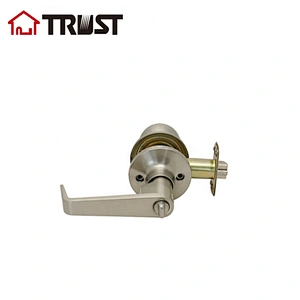 TRUST 687431-SN  Door Levers  Interior Door Lock and Knob Keyed Lock