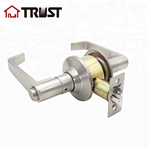 TRUST 3431-SN Cylindrical Lever  Door Lock with Entry Function ANSI Grade 3 Lever Handle