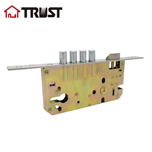 TRUST 8560HD-4R-EU-SS  High security 4 Bolt Mortise lock body Center 85 x Backset 60mm Euro Hole