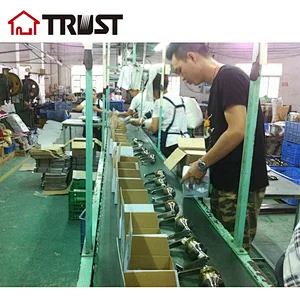 TRUST 4474-SN Dynasty Hardware Commercial Duty Storeroom Function Keyed Lever Lockset, Satin Nickle Finish