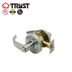 Trust 4591-SC Commercial Cylindrical Entrance  Function US26D Heavy Duty Grade 2 Lever Locks