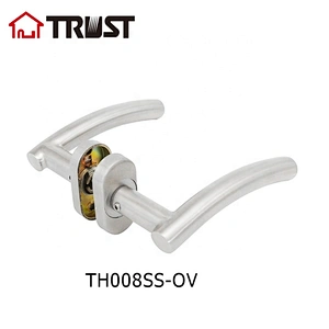 华信TH008-SS-OV 不锈钢执手锁 分体锁房门浴室卫生间门锁