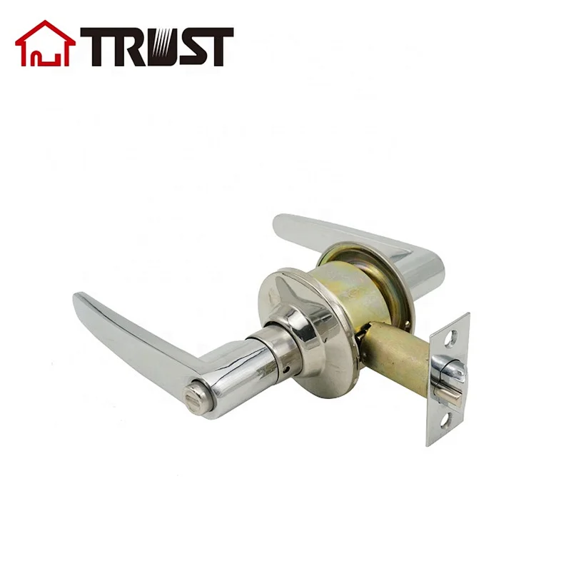 TRUST 3411-CP 2 Lever Door Lock Cylindrical Entry Door Lever Security Lock Door