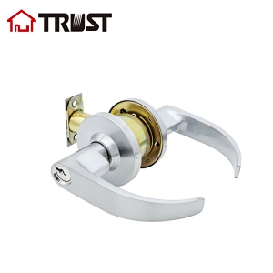 Dynasty Hardware TRUST-4471-SC Commercial Duty Office Entry Door Lock, Satin Chrome