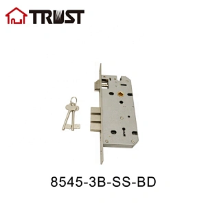 TRUST 8545-3B-SS-BD Door Hardware interior mortise lock body door lock body used in wooden door