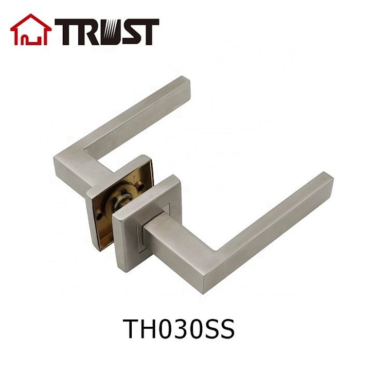 华信TH030-SS 304不锈钢执手锁 分体锁简约室内房门浴室卫生间门锁 方形档盖