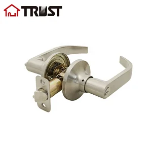 TRUST 6491-SN  ANSI Grade 3 Brushed Nickel Tubular Door Lock