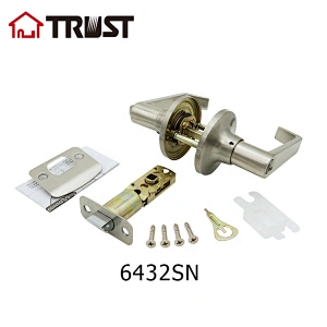 TRUST 6432-SN  Factory Wholesale Bathroom Or Privacy Function Door Handle Lock