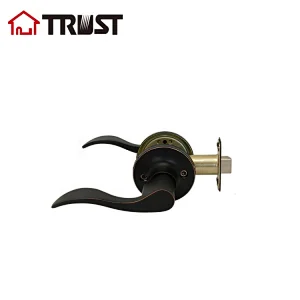 TRUST 6463-RB Black Door Lock Passage Tubular Ansi Grade 3  Door Lock