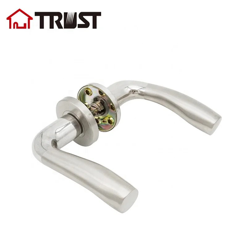 TRUST TH042-SS Hot Sale SS304 Hollow Lever Door Lock Interior Door Hardware On Rose