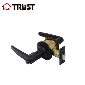 TRUST 3412-MB  Cylindrical Privacy Bathroom Toilet Handle Knobs Lockset