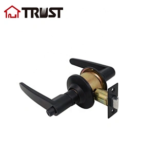 TRUST 3412-MB  Cylindrical Privacy Bathroom Toilet Handle Knobs Lockset