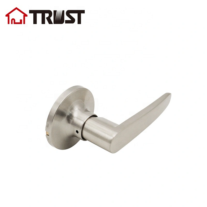 TRUST 6410-SN Grade 3 Dummy Door Lever Brushed Nickel Straight Handles Door Lock For Interior Doors