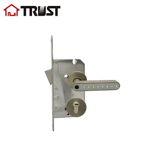 TRUST 9402-PN Keyless Entry Door Lock w/ Electronic Keypad Bluetooth APP SmartKey, Smart Deadbolt Door Lock Easy Install, Smart Lock for Home Apartment Office Hotel