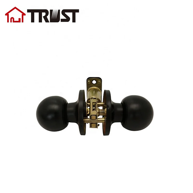 TRUST 6873-RB  ANSI Grade 3 Tubular Round  Knob Door Lock Passage Knob Lock