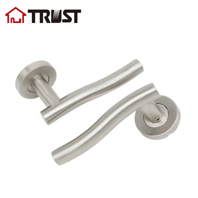 TRUST TH010-SS Stainless Steel 304 Door Lock Handle Bedroom Bathroom Hollow Tube Handle