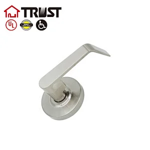 TRUST 4570-SN Grade 2 Commercial Duty Cylindrical Lever Lockeset, ADA, UL Rated, Satin Nickle US26D