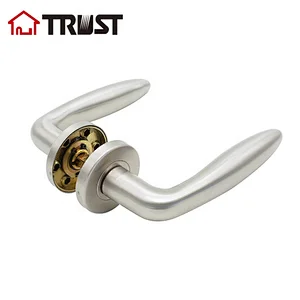 TRUST TH027-SS Hot Style Round Lever Door Handle Stainless Steel Pull Handle For Interior Door