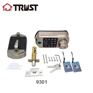 TRUST 9301-SN Smart Lock Keyless Entry Door Lock Deadbolt-Electronic Keypad Deadbolt Lock with Auto-Lock,10 Customizable User Codes,Easy to Install and Program,Security Smart Door Lock for Home