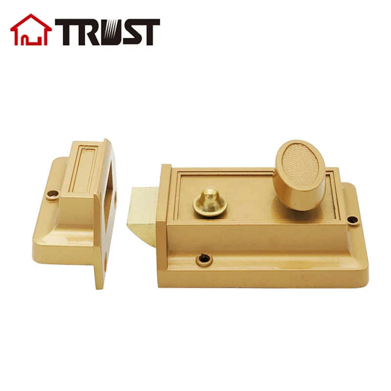 TRUST 564 YP Zinc Alloy shell Brass Night Latch lock
