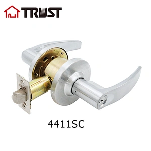 Dynasty Hardware TRUST-4471-SC Commercial Duty Office Entry Door Lock, Satin Chrome