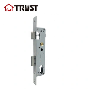 华信8525Z-VSS铝门窗配件大门锁移门锁体铝合金窄边塑钢门锁体单点锁体