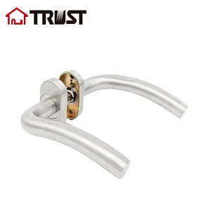 TRUST TH007-SS-OV Competitive Price SUS304 Hollow Door Hardware Design Exterior Lever Handle Lock