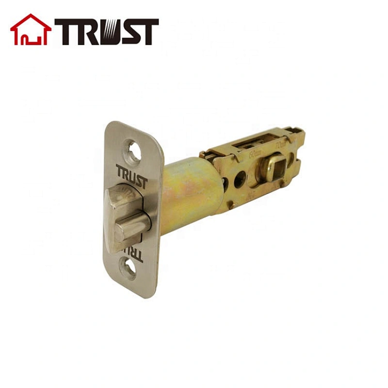 TRUST TL6871SS G3 Adjustable Deadlatch 60 or 70mm, Keyless Entry Door Lock Replacement Latch, Smart Door Lock Deadlatch, Security Door Latch