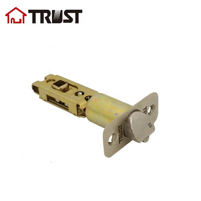 TRUST TL6871G2SS Adjustable Deadlatch 60 or 70mm, Keyless Entry Door Lock Replacement Latch, Smart Door Lock Deadlatch, Security Door Latch