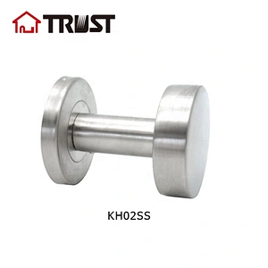 华信KH02-SS 欧标不锈钢门锁 通道拉手锁