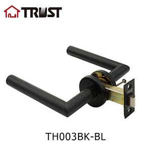 华信TH003-BL-BK 304不锈钢执手锁 分体锁房门浴室卫生间门锁