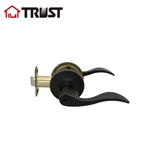 TRUST 6461-RB  Oil Rubbed Bronze ANSI Grade 3  Entry Lock Tubular Lever Lock For Residential Door