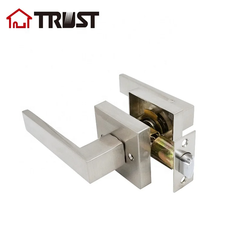 TRUST 6913-SN Grade 3 Heavy Duty Tubular Lever Lock  Passage function Door Lever Handle
