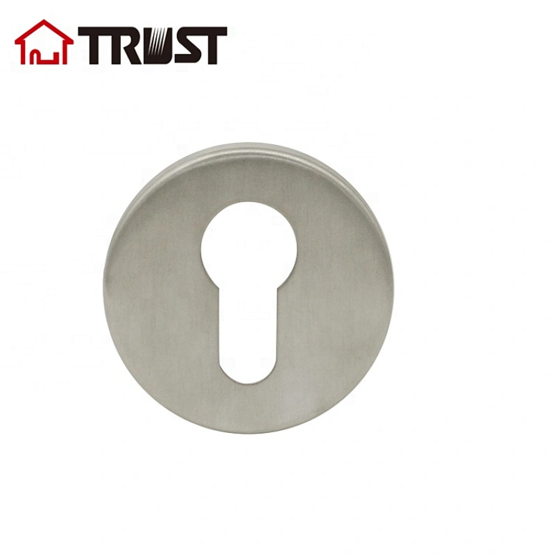 TRUST E01-SS Round Shape SUS304 Handle Lock Cylinder Escutcheon